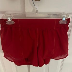 Lululemon Red Hotty Hot 4”